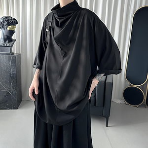 チャイナ風 メンズ デザインセンス 氷の糸 シャツ かっこいい 高級感 ファッション ブラウス