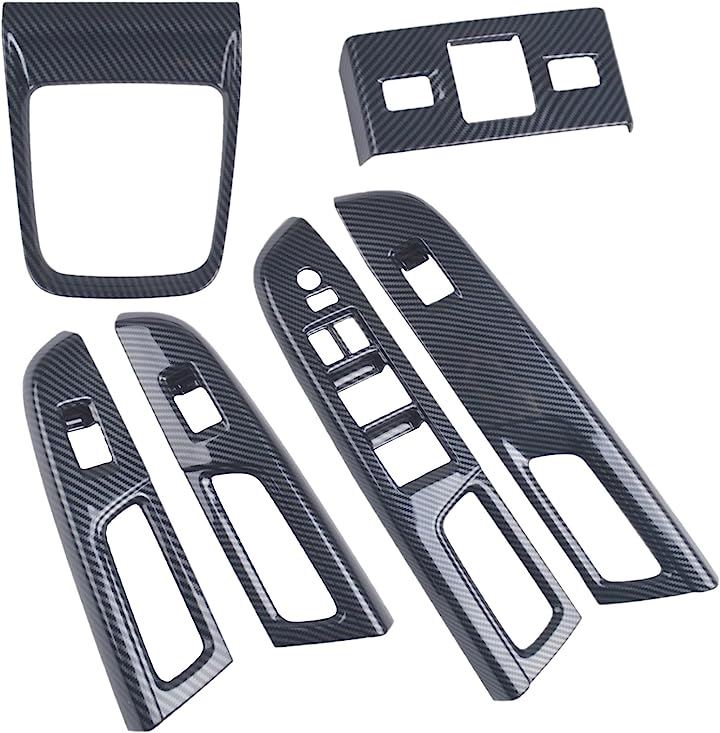 スバル WRX S4 VAG STI VAB レヴォーグ VMG VM4 前期 2014-2017年7月 A/B/C型 内装( シフトパネルコンソールパネルドアスイッチカバーセット)