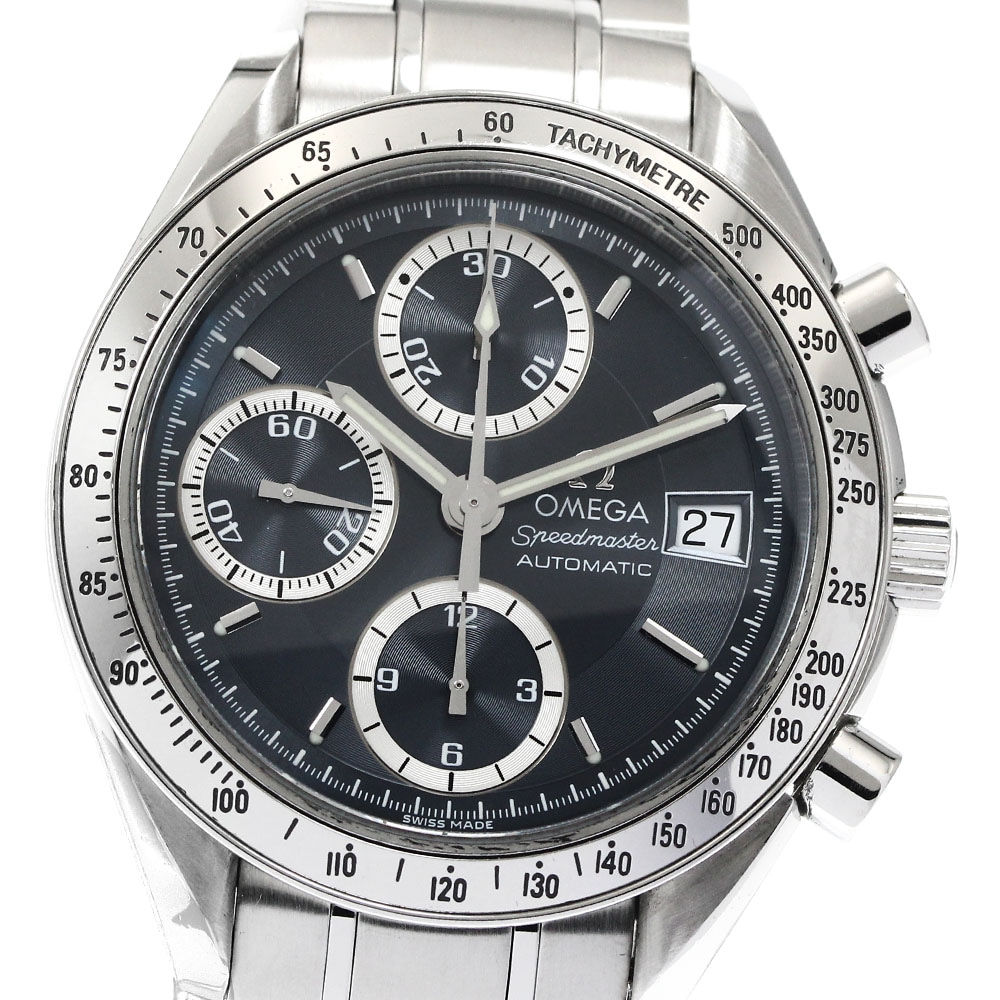 オメガ OMEGA 3513.46 スピードマスター デイト 日本限定 自動巻き メンズ 保証書付き_880023【中古】