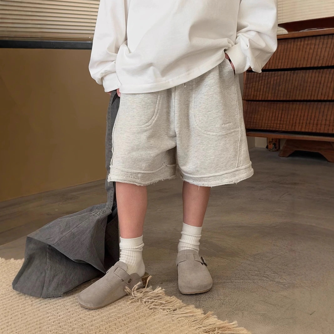 [パンツ]2025夏新作パンツ 男の子用ズボン 夏 2025 新作 子供用五分ズボン スウェットパンツ 女の子用ショートパンツ