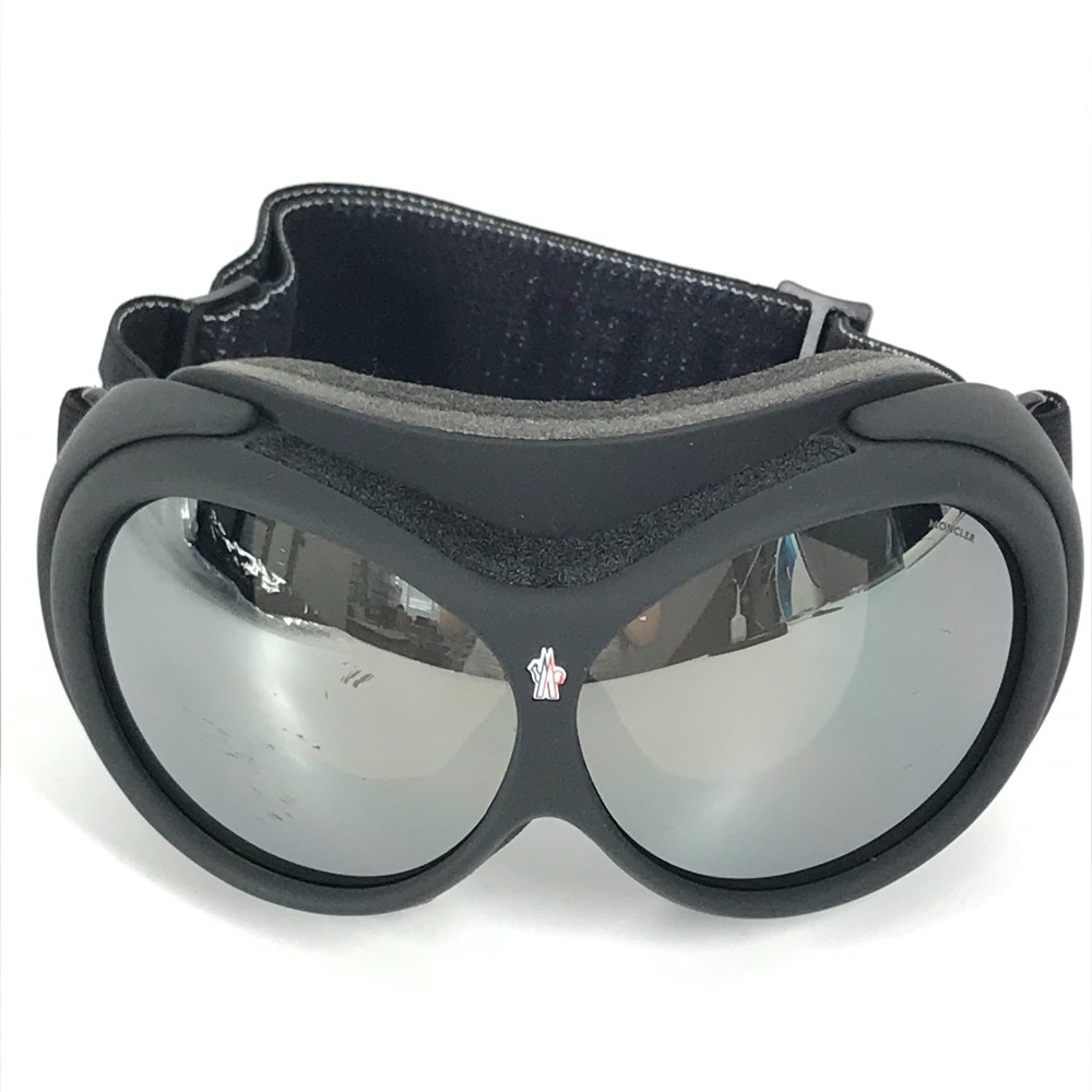 MONCLER モンクレール サングラス ロゴ ゴーグル めがね メガネ アイウェア 眼鏡 スキー スノボー スポーツ プラスチック ブラック