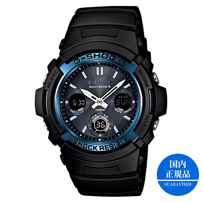 腕時計・時計 カシオ AWG-M100A-1AJF G-SHOCK ジーショック【国内正規品】 電波ソーラー スタンダードモデル ブラック生活家電用アクセサリ・部品