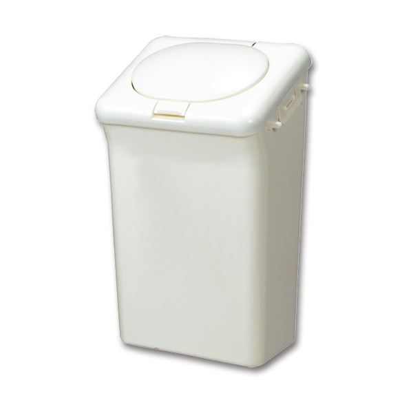 （まとめ）ティーワールド 消臭剤配合防臭ペールホワイト 14L 1個(×2セット)