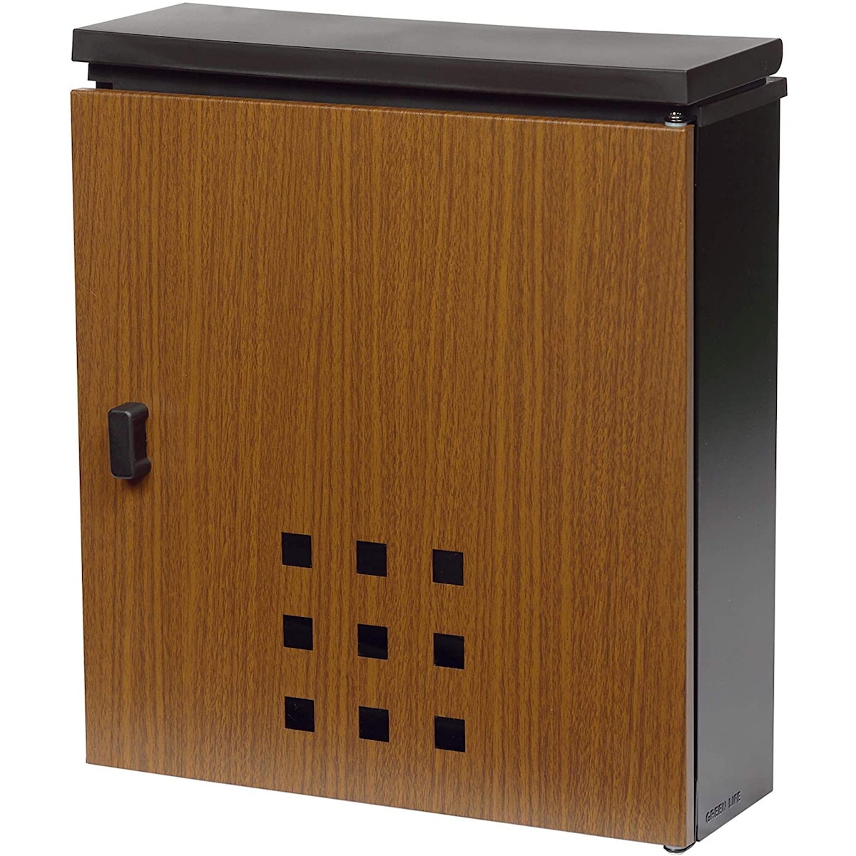 ポスト 郵便ポスト 置き配 郵便受け 新聞受け 郵便 メール便 新聞 朝刊 夕刊 縦型木目調メール便ポスト FHM-220 グリーンライフ