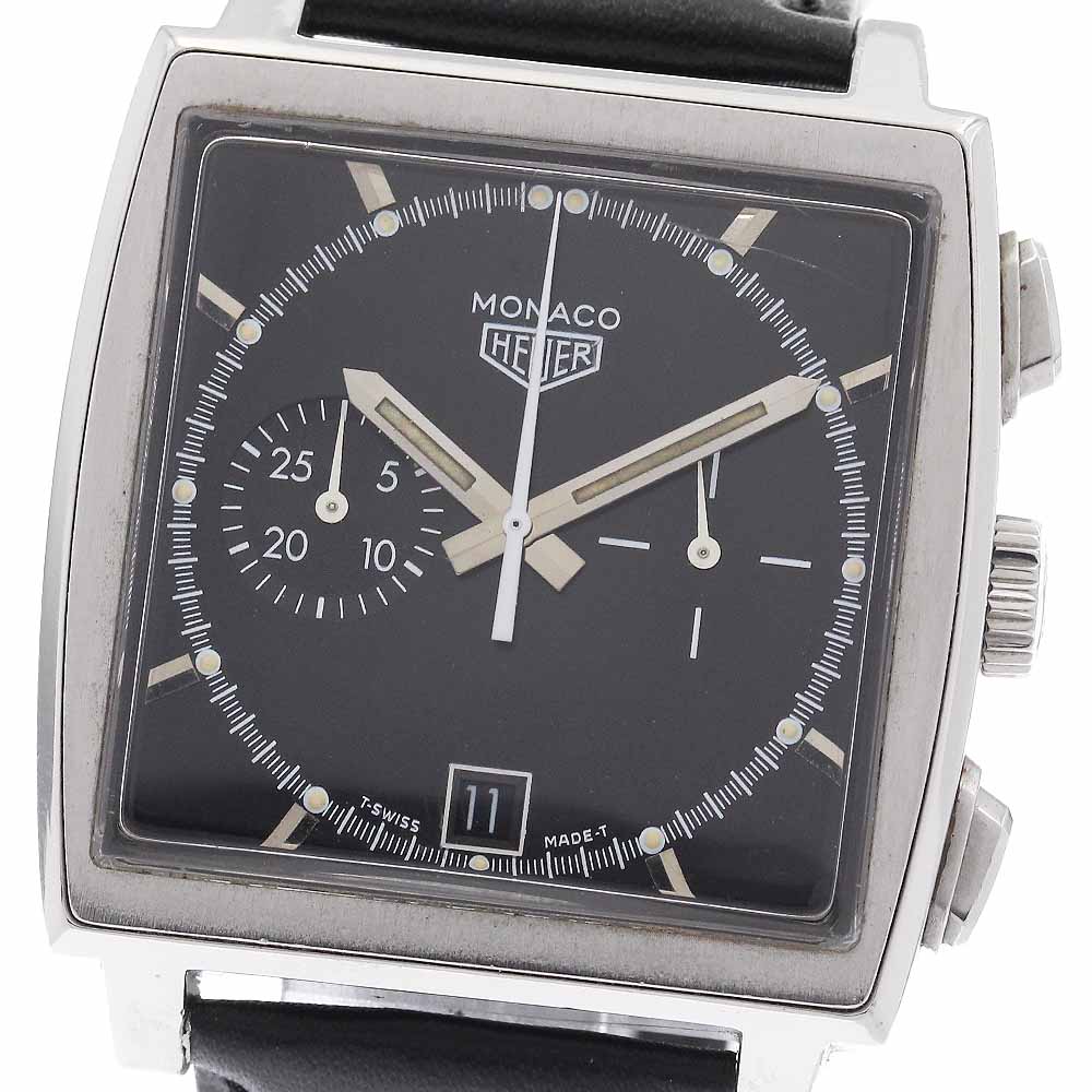 ホイヤー Heuer CS2110 モナコ 復刻モデル 5000本限定 クロノグラフ 自動巻き メンズ _944846【中古】
