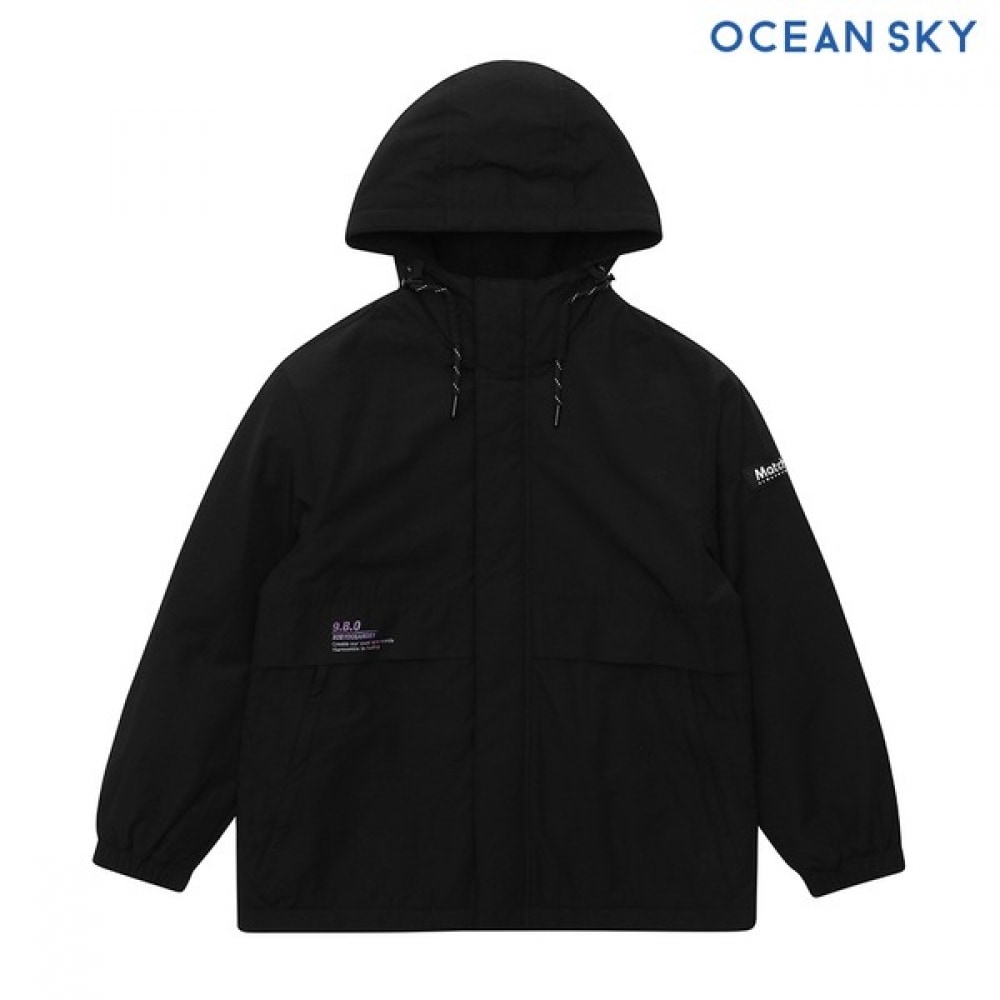 オーシャンスカイ ユニセックス フリース裏地ジャケット-BFJU4121C03