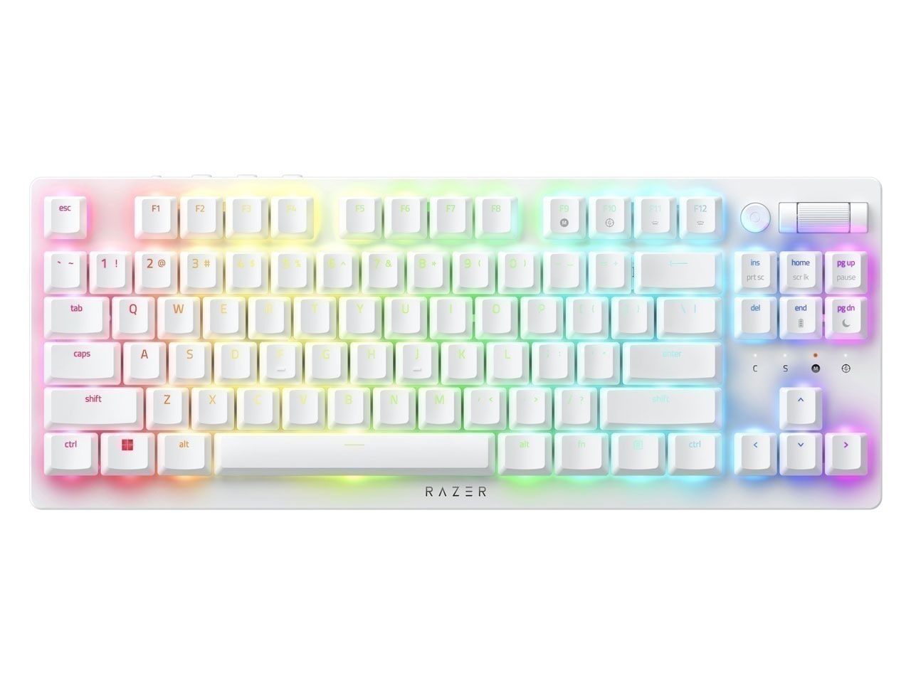 DeathStalker V2 Pro Tenkeyless Linear Optical Switch RZ03-04373500-R3M1 [White]ワイヤレスキーボード
