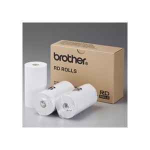 （まとめ）ブラザー RDロール レシート用紙幅102mm×長さ29.3m 直径58mm RD-M01J5 1パック(3ロール)(×2セット)