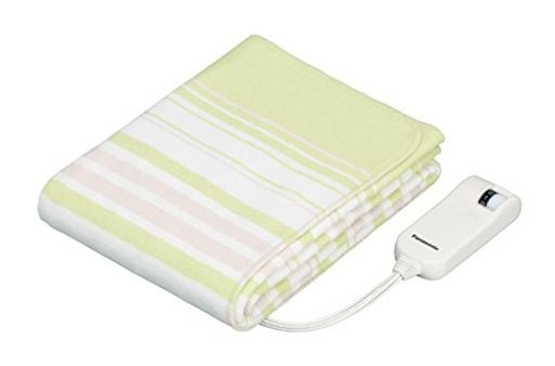 パナソニック 電気しき毛布 シングル 140×80CM 丸洗い可 室温センサー付 グリーン DB-U12T-G