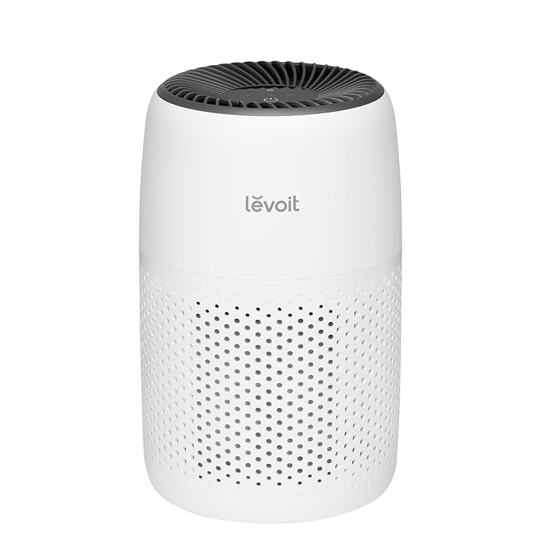 【節電対策】Levoit (レボイト) 空気清浄機 小型 花粉 12畳 脱臭 卓上 軽量 集じん ペット hepa フィルター 静音 ミニ アロマ対応 Core Mini ホワイト