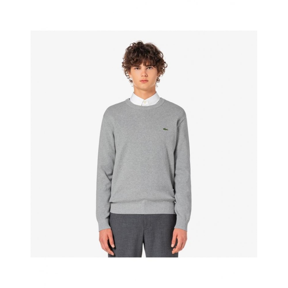 ラコステメンズコットンクルーネックセーター AH661E-55N CCA