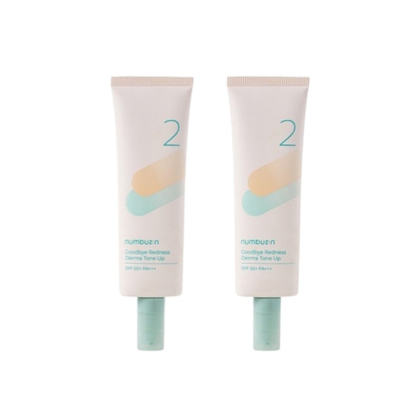 [1+1] 2番 赤みカバーグリーントーンアップクリーム (SPF50+PA+++) 50ml 2個