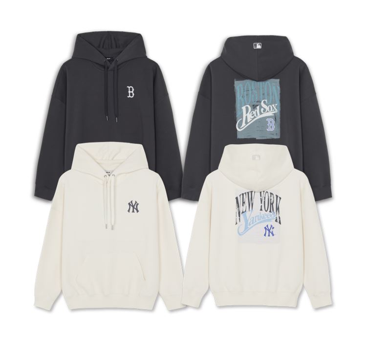 Vintage Graphic Mega Overfit Hoodie 3AHDV0361-50CRS, 3AHDV0361-43CGD