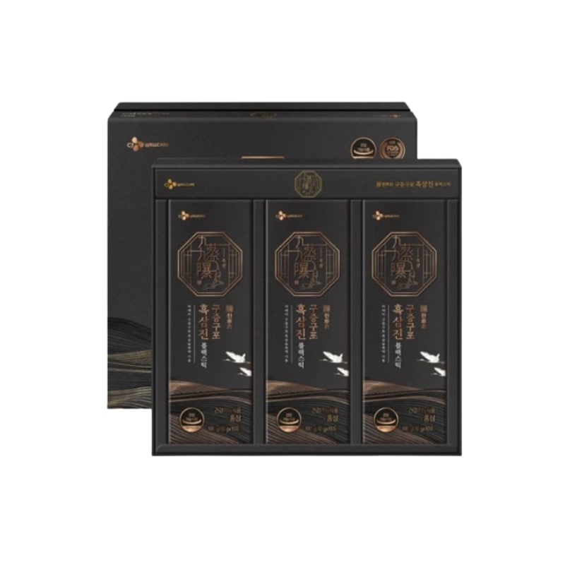 CJ黒三進 ブラック スティック 10gX30包/免疫/紅参/健康食品/高麗人参/黒参