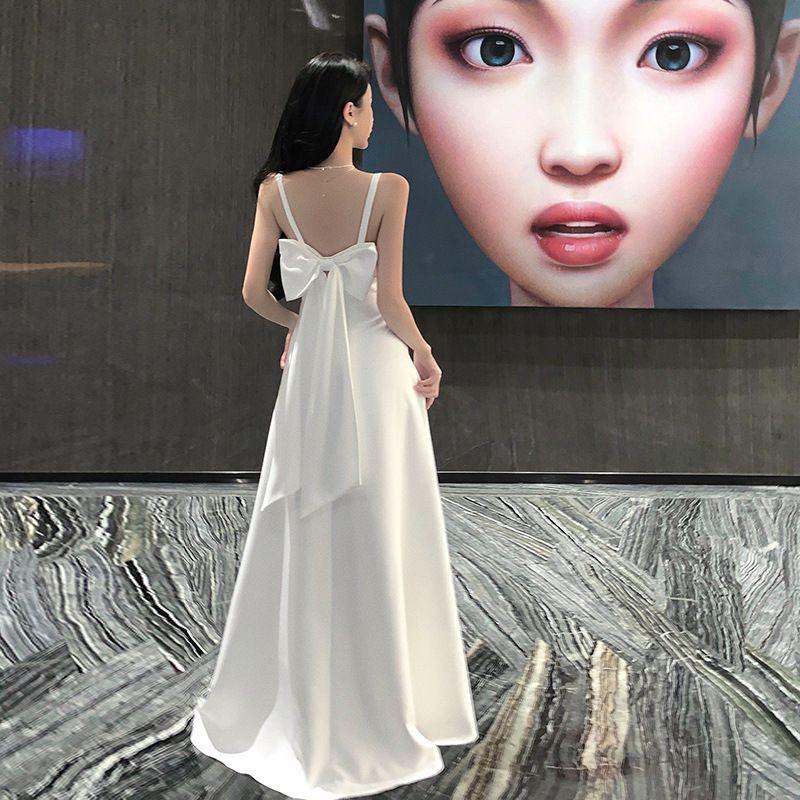 ウェディングドレス ホワイト 結婚式 ロングドレス 演奏会 イブニングドレス 花嫁 パーティードレス 安い フォーマルドレス ブライズメイドドレス 二次会ドレス30%までに制限