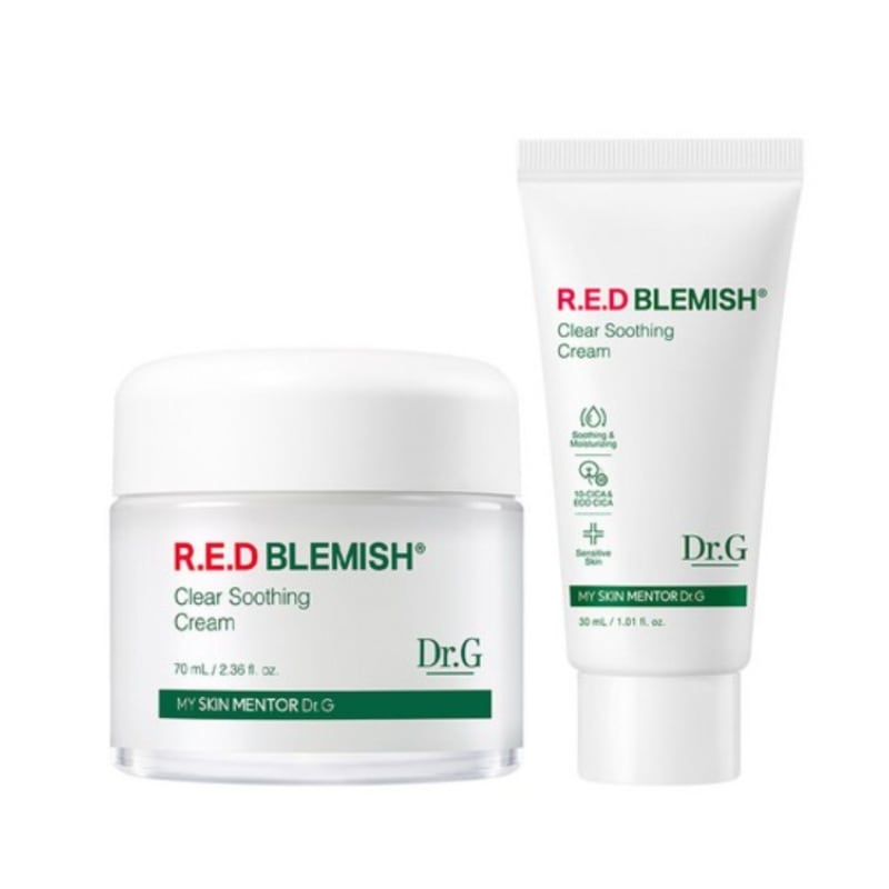 レッドブレミッシュクリアスージングクリーム 70mL+30ml 保湿 /マスクパック贈呈