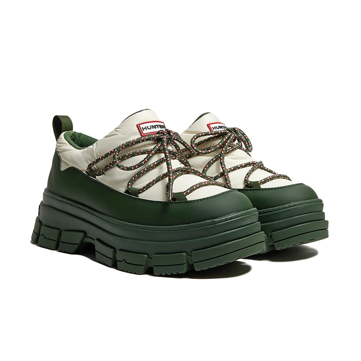 【UNISEX】ワンダラー プッパー ショット スノーブーツ - コンブグリーン WFSB048POLKBG