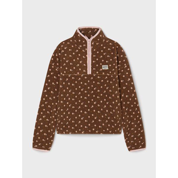 WHMAG1191F スターフィールド水原店 女性 Flower Pattern Fleece Half Zip-up