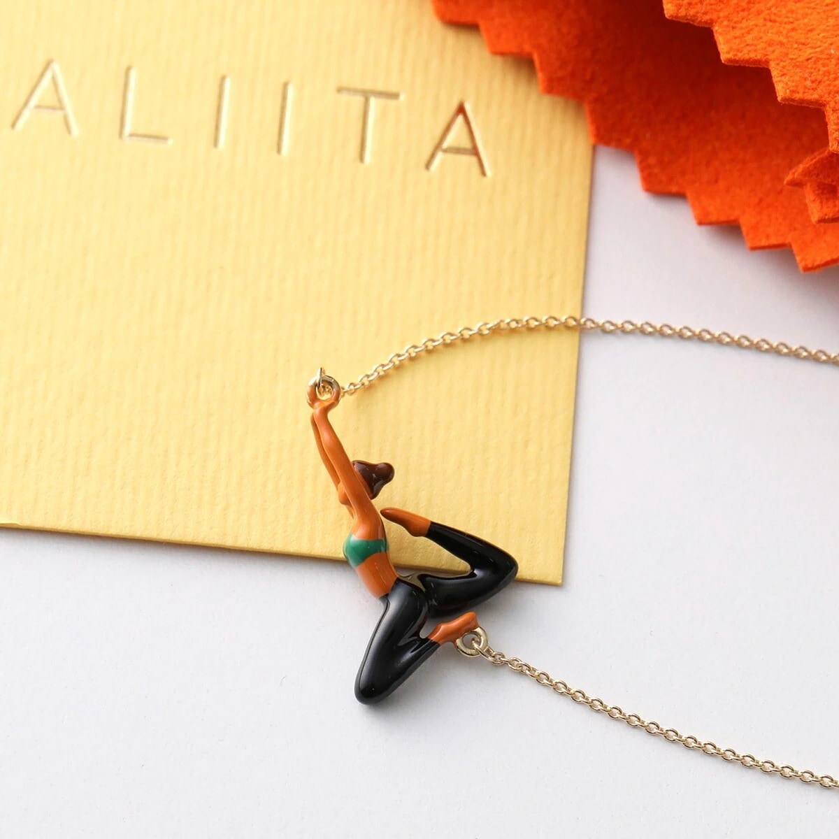 ALIITA アリータ ネックレス YOGA NECKLACE ROLO レディース ヨガ ペンダント アクセサリー B0000/DEEP-BLACK