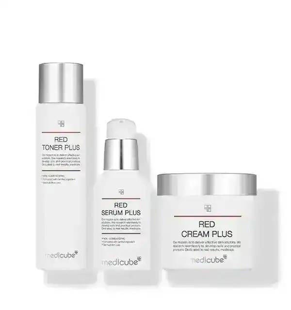 (大容量) レッドライン 2.0 3種 SET(セラム50ml+トナー200ml+クリーム100ml) #ニキビ肌に適します