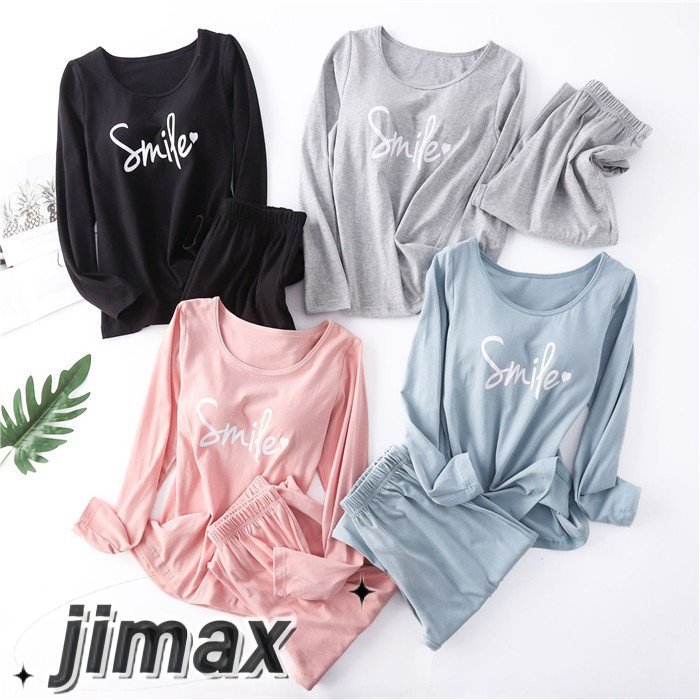 セットアップ レディース 秋 冬 パジャマ レディース ルームウェア 長袖 部屋着 セットアップ 2点セット カップ付き 寝間着 大人 寝巻き 上下セット 女性用 秋 冬 柔らかめ リラックス ホワイ