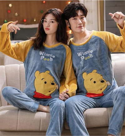 Qoo10] くまのプーさんペアパジャマ ルームウェア