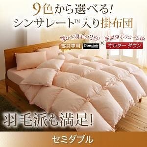 9色から選べる!シンサレート入り掛布団 セミダブル モカブラウン