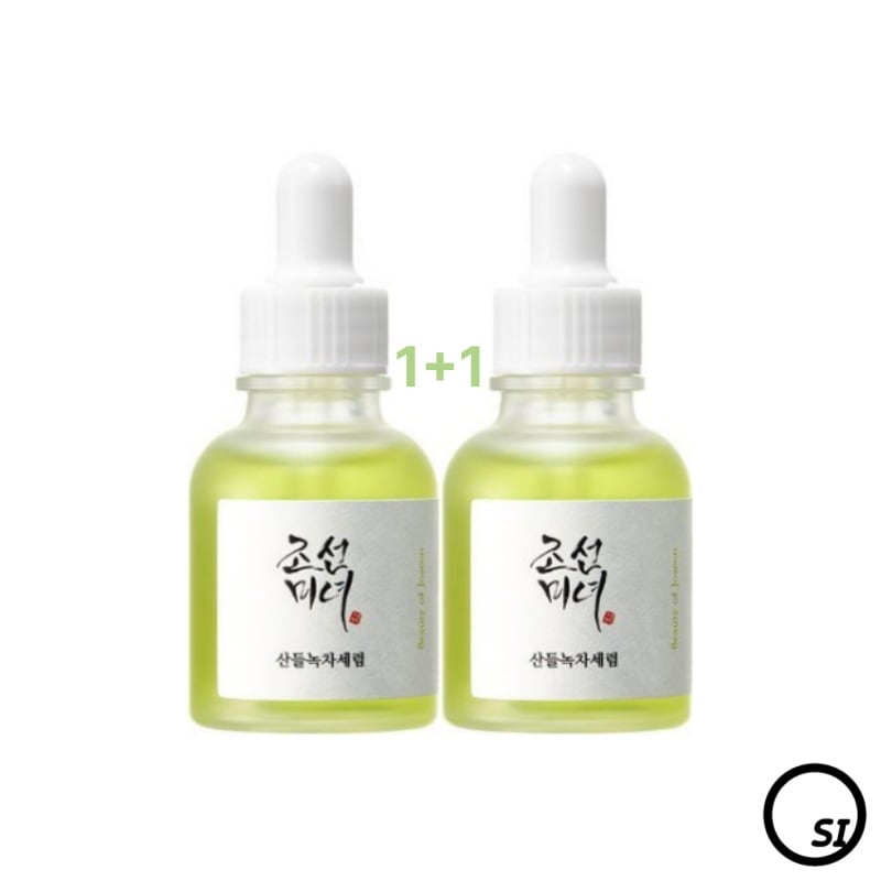 【1+1】サンドゥル緑茶セラム30ml x 2個 (緑茶水+四季ヨモギ抽出物+パンテノール) 敏感性 鎮静 アンプル 5,040円