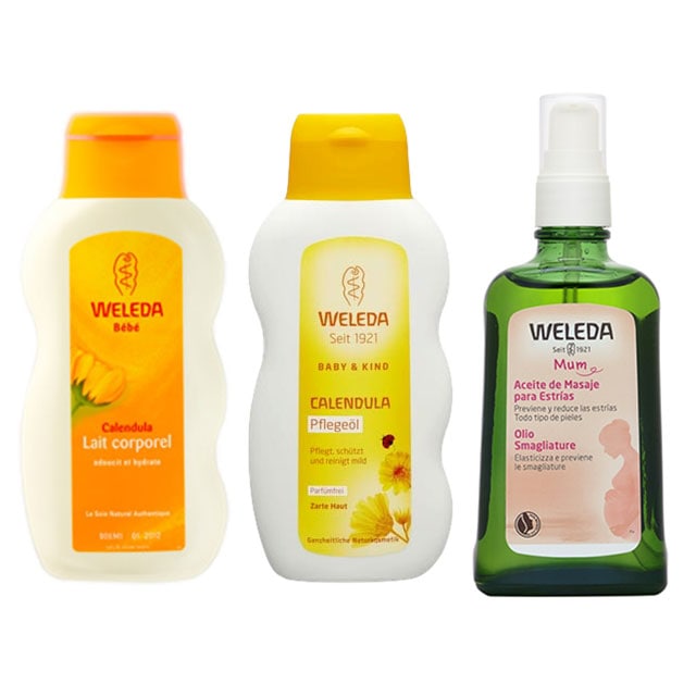 ヴェレダ カレンドラ ベビーミルクローション ＋ ベビーオイル（無香料）マザーズ ボディオイル セット 5,181円