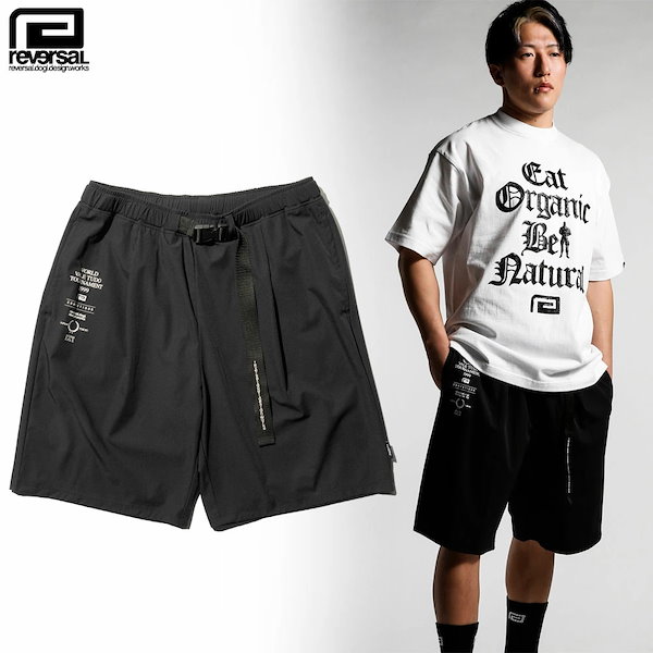 リバーサル ショート丈 ハーフ パンツ reversal 忙しい RESORT DOT MESH EASY SHORTS