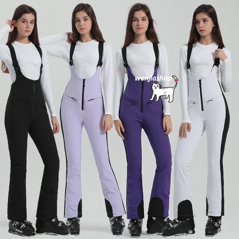 【急速出荷!】スノーボードウェア パンツ レディース 2023 2024 新作 15000mmH2 オールインワン ワンピース スノボウェア スノーウェア スキーウェア スノボーウェア 韓国風 防風