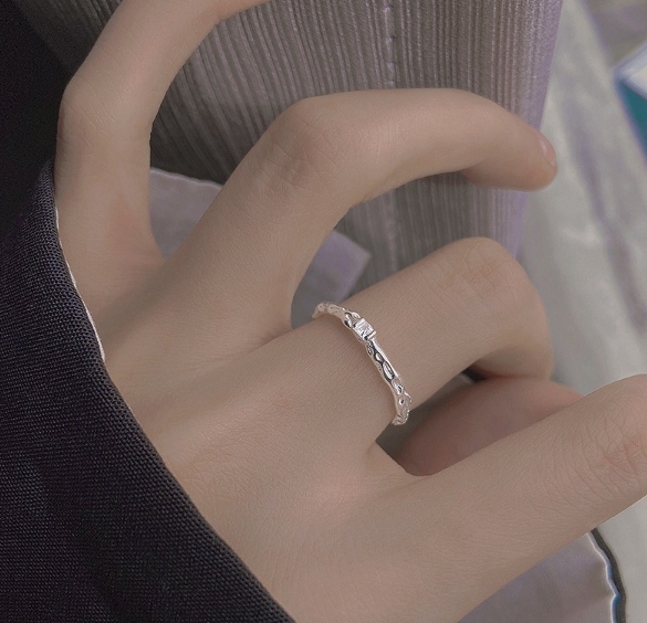 指輪合わせやすいパール弾力調節フランス風精緻プレゼント