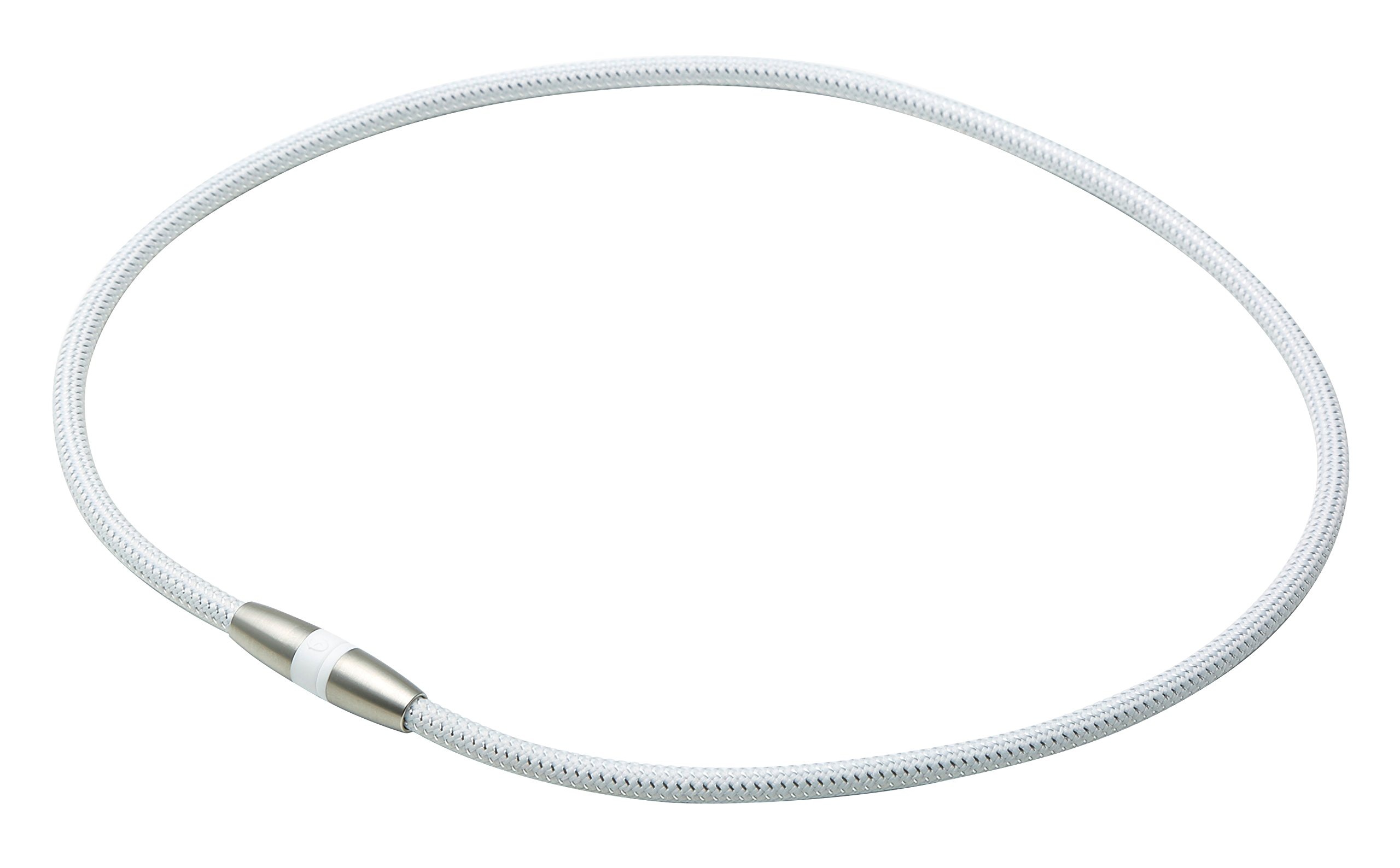 phiten(ファイテン) ネックレス RAKUWA磁気チタンネックレス ホワイト/シルバー 45cm【肩こり】【首こり】【 こり改善】【 こり