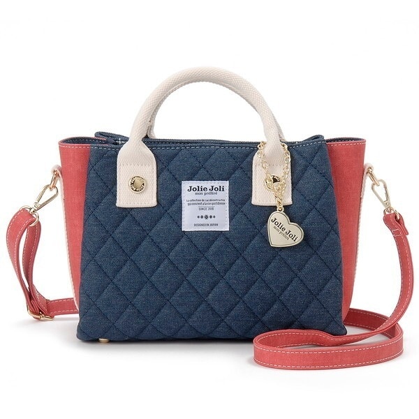 ジョリージョリ キルトデニム2WAYトートバッグ JJ-2025139-TRICO 並行輸入品