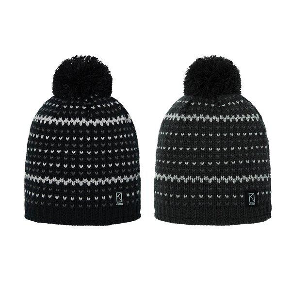 共用冬ドット登山ポンポンニットビーニー帽子2584CK745U