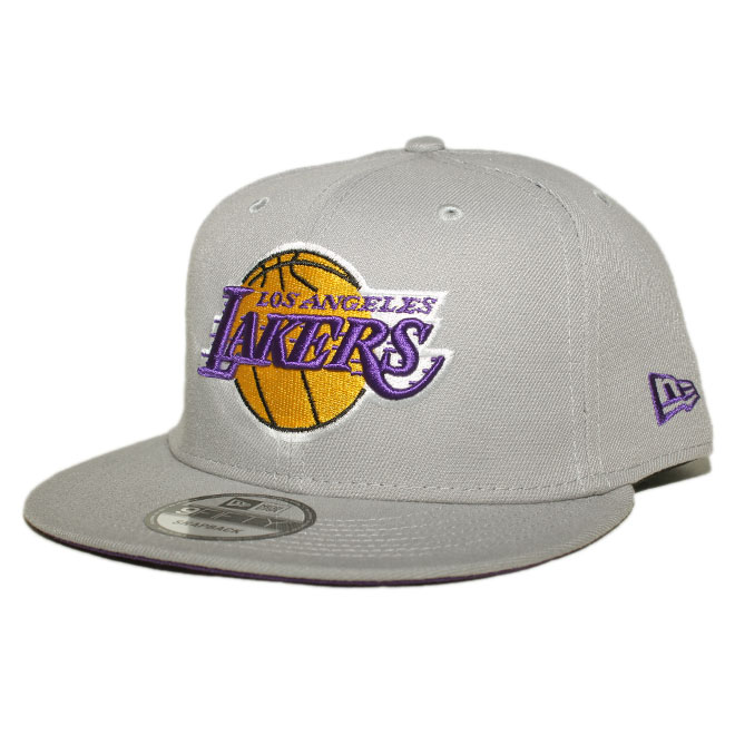 New eraスナップバックキャップ 帽子 9fifty メンズ レディース NBA ロサンゼルス レイカーズ フリーサイズ