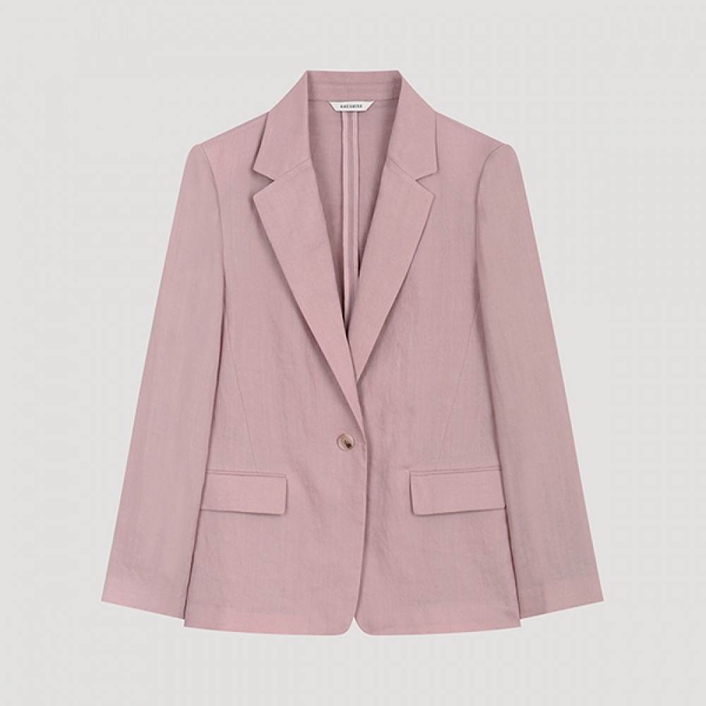 (Shes Miss) リネンクラシックワンボタンジャケット_swwjko22520_PI