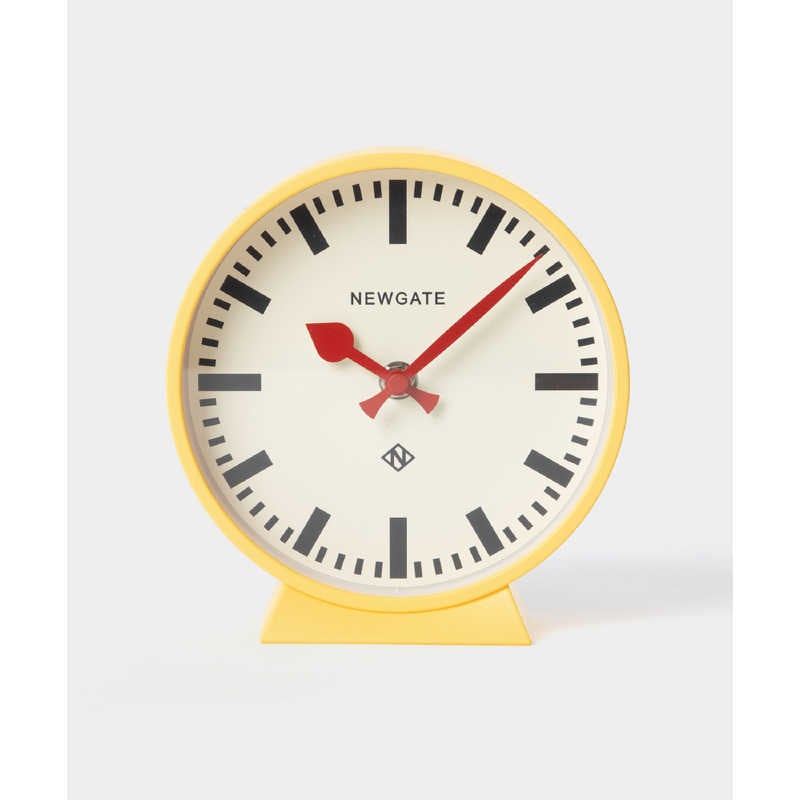 NEWGATE　Mマントル レールウェイクロック 置き時計 17cm×16cm イエロー　NGT0000001010C01ZZZ