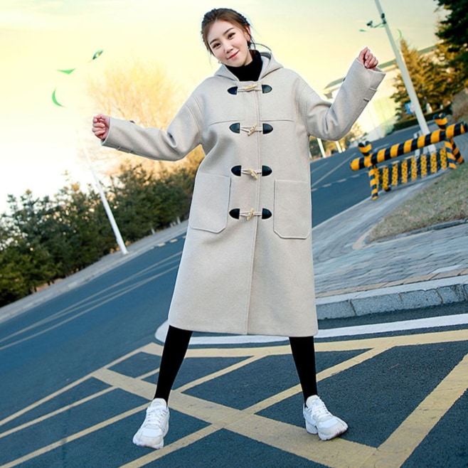 アウター コート ロングコート ロング ロング丈 袖あり 長袖 フード付き かわいい 大人可愛い シンプル カジュアル 大人 おしゃれ お洒落 かっこいい レトロ 大人女子 こなれ感 ラフ マニッシュ