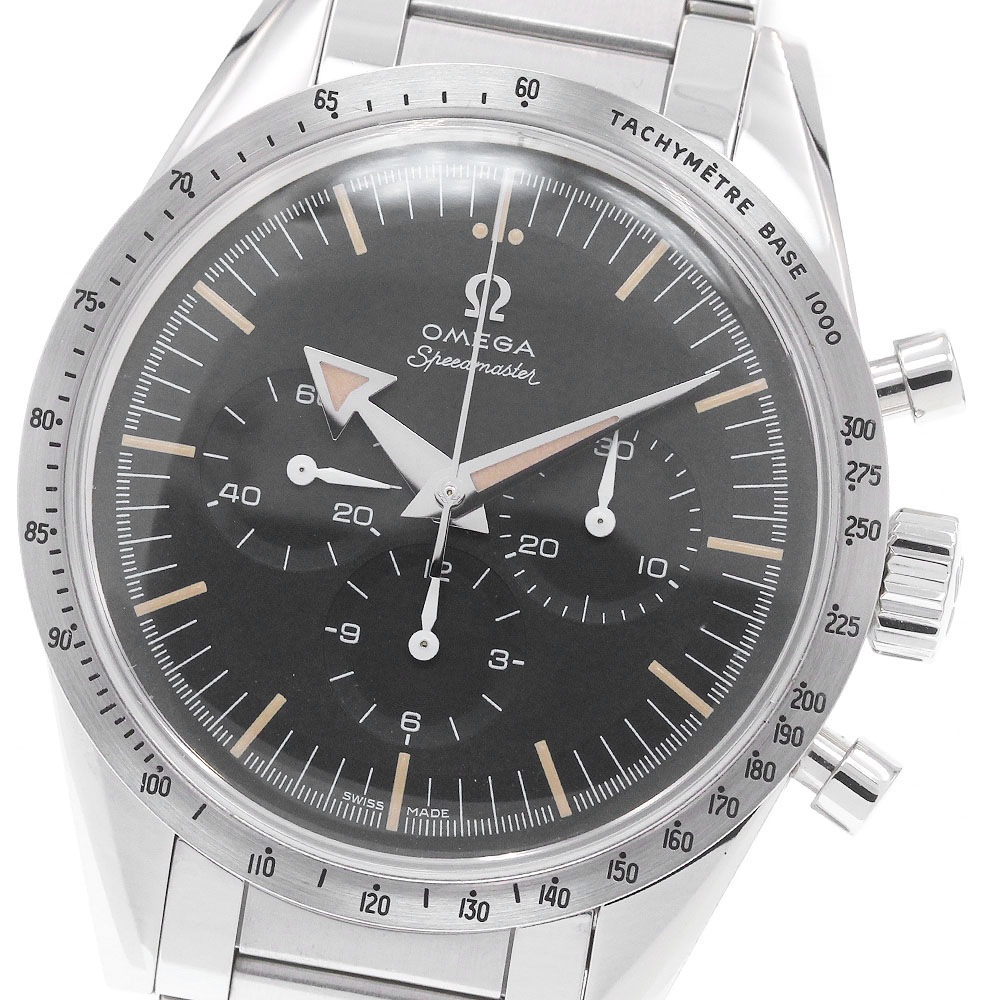 オメガ OMEGA 311.10.39.30.01.001 スピードマスター1957 トリロジー 60周年記念 手巻き メンズ 良品 箱・保証書付き_843881【中古】