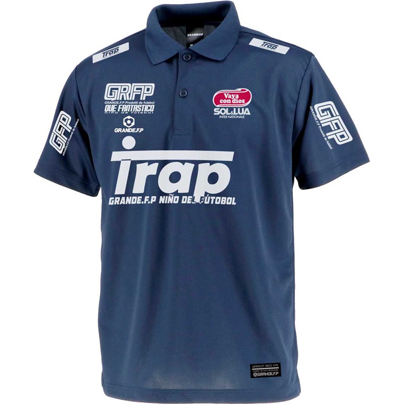 grande(グランデ) TRAP昇華転写プラクティスポロ フットサルプラクティクスシャツ (gfph23010-8701)メンズスポーツウェア
