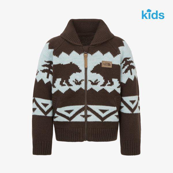 キッズ カウチン カーディガン NJ5SR52S COCOA BROWN