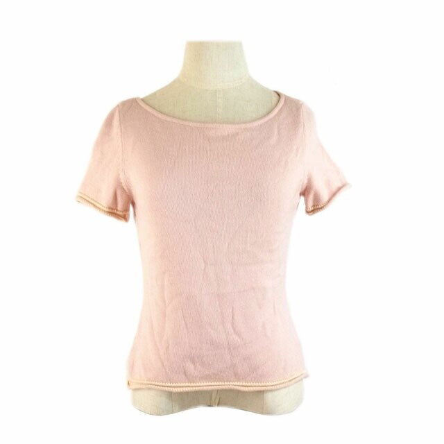 トップス /レディース ニット クルーネック ピンク 中古