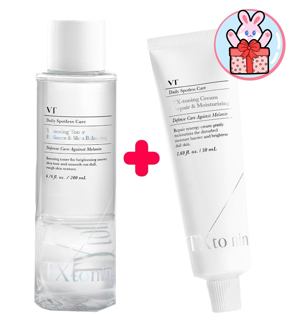 (シミ くすみ 企画セット)ティーエクストーニングトナー 200ml + ギミジョブティーケア] ティーエクストーニングクリーム 50ml /肌つやアップエッセンス