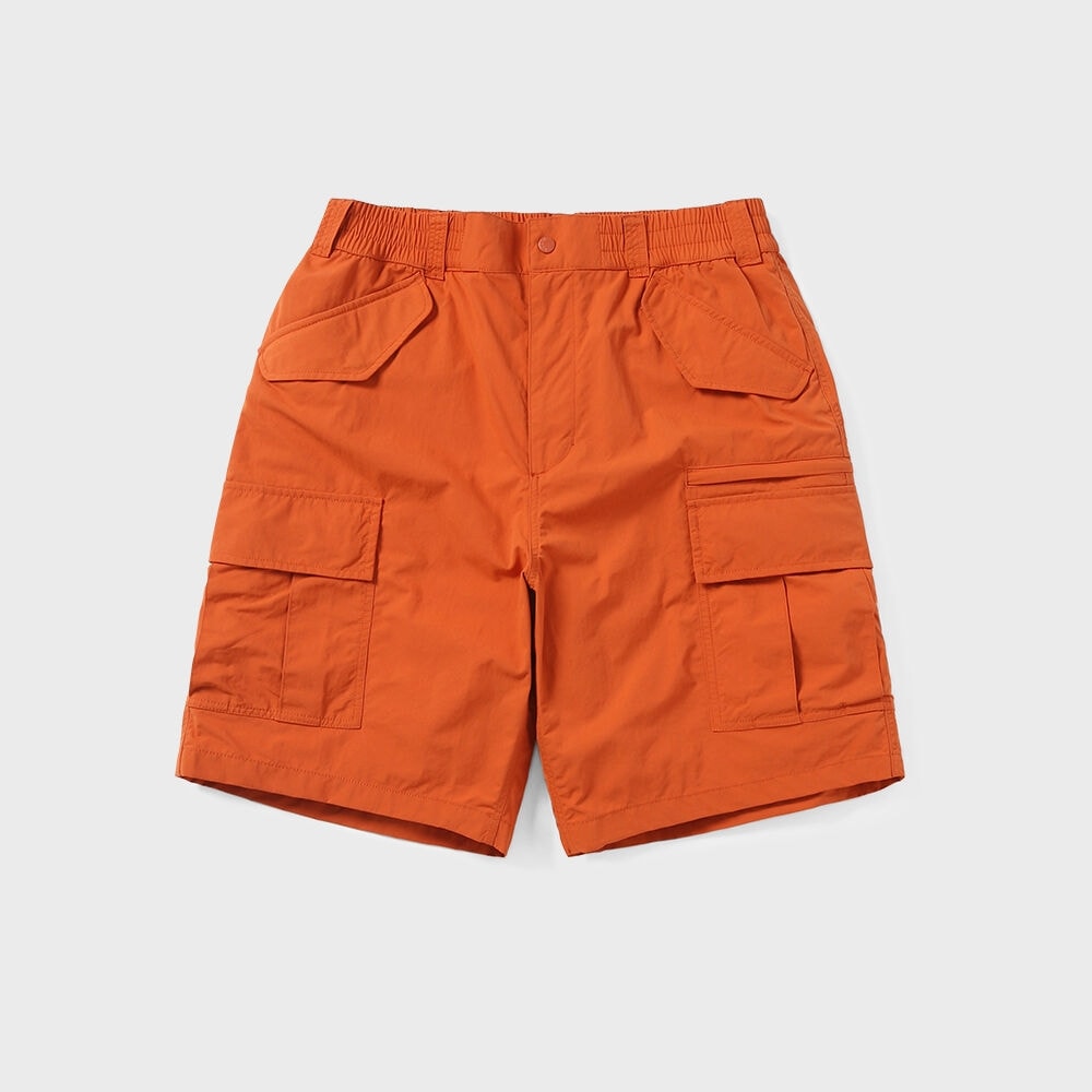 This IS Never That ナイロンリップストップカーゴショートパンツオレンジ