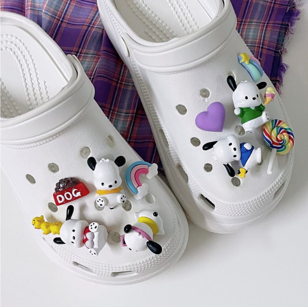 【新品】チャックスGP✧もこもこシープボア / angelook 4種セット crocs クロックス オーバーパフ ショーティー OVERPUFF SHORTY