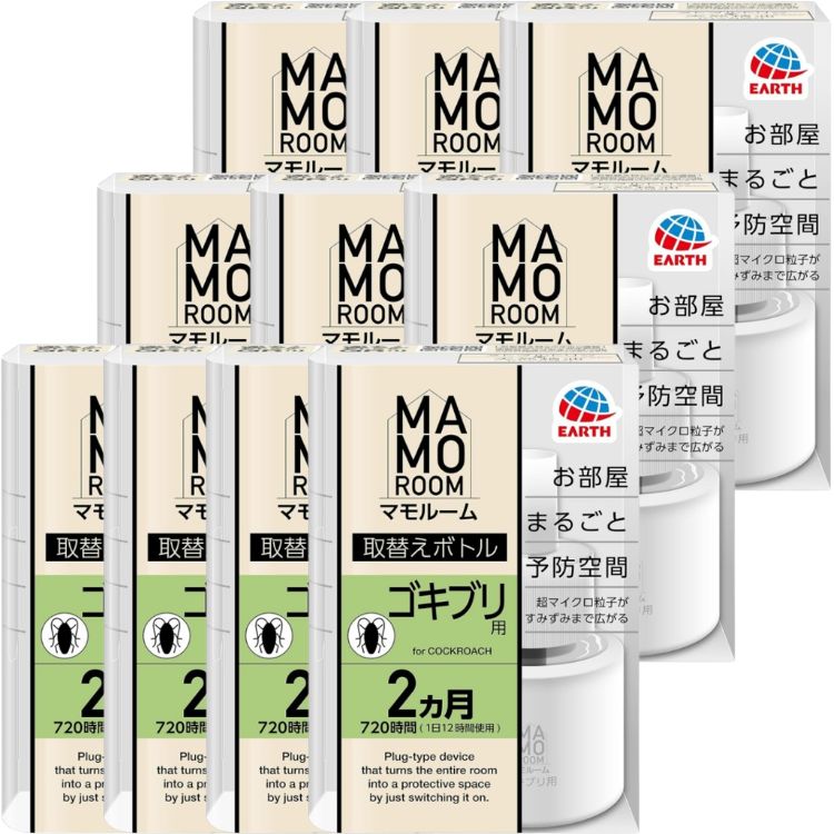 10個セット アース製薬 マモルームゴキブリ用取替えボトル 2ヵ月用1本入 ゴキブリの定着阻止 忌避