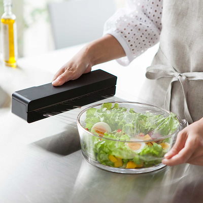 他サイト： ラップケース ラップホルダー マグネット ホワイト ブラック 山崎実業の商品画像