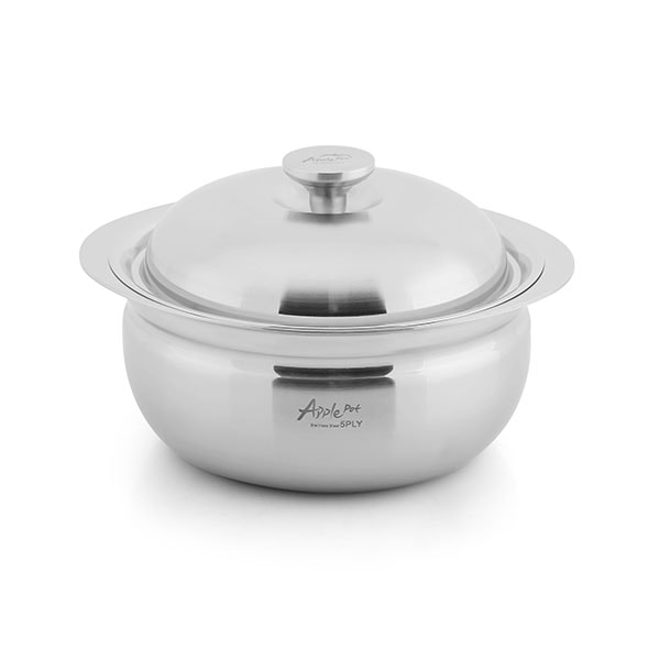 アップルポット　ミニ土鍋18ｃｍ　2ー3人用　5層ステンレス 6,177円