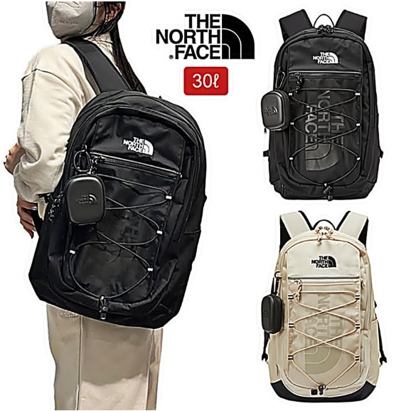 ポーチ付き バックパック ブラック メンズ通学 30L WHITE LABEL NM2DP00J SUPER PACK